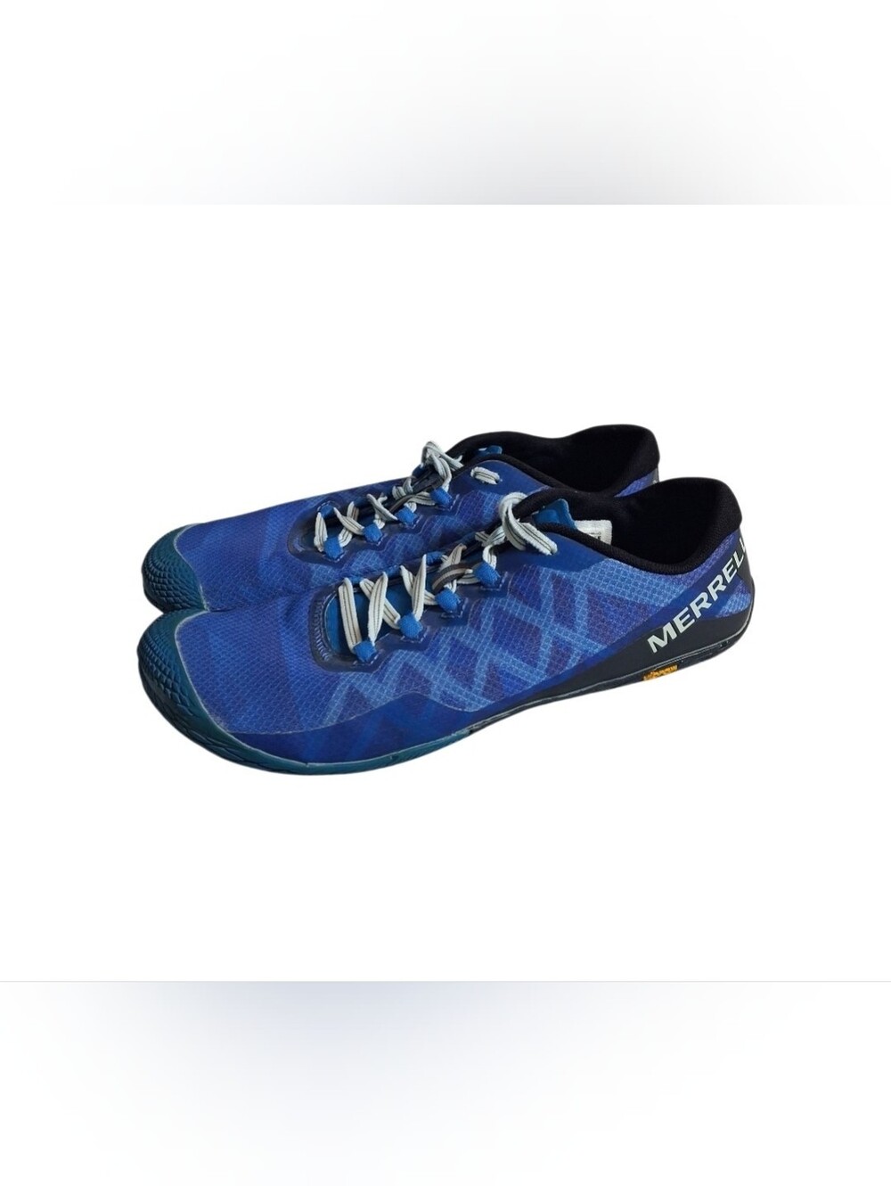 MERRELL VAPOR GLOVE 3 Minimalist Trail Barefoot Shoes Men’s Size 8 Blue